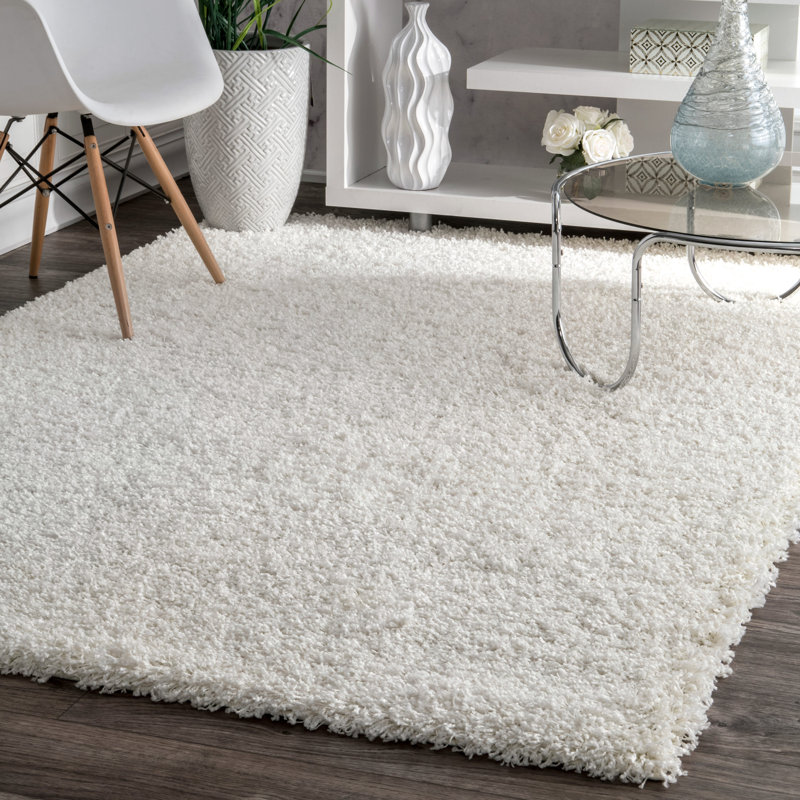 white area rug